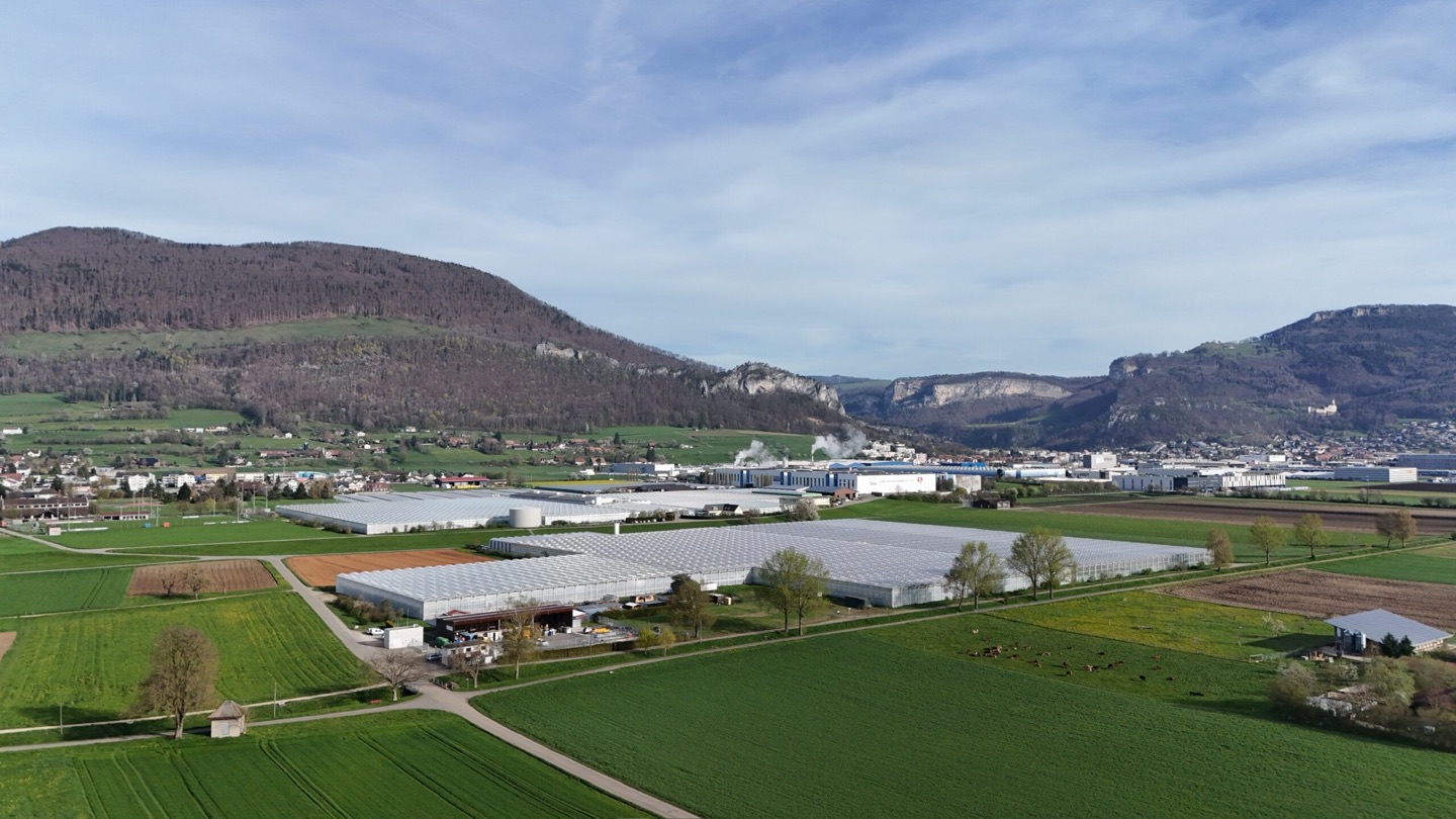 Aerial view of SG Hirschi’s loft in Niederbipp