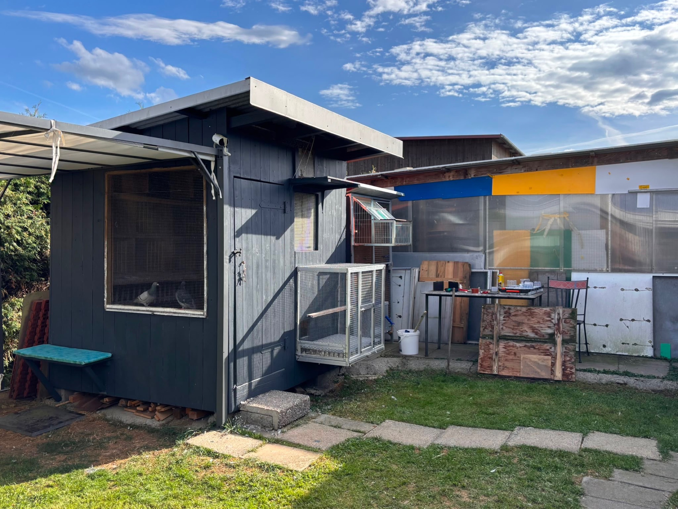 Breeding loft and breeding aviary